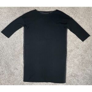 Vince Dress Womens Small Sheath Sweater Wool Pockets LBD Event Holiday Classic